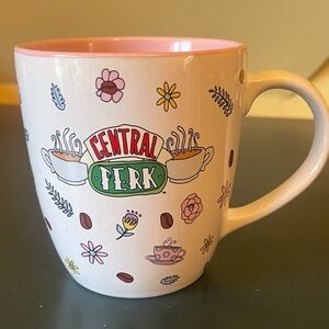 FRIENDS Central Perk Mug - Pink Interior with White Exterior